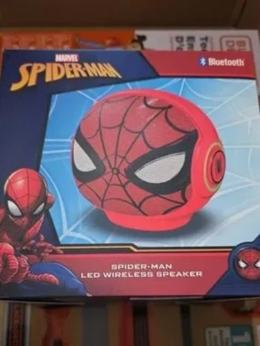 Spiderman "Licensed" LED Wireless Sphere Speaker